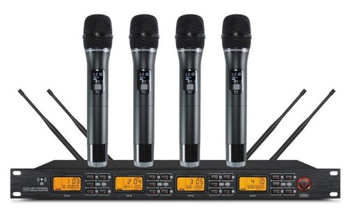 Бездротова мікрофонна система TA-7804H із ручними мікрофонами Фото №2