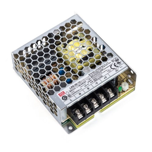 Блок живлення Mean Well LRS-50-12 (50.4W; 4,2A; 12V; IP20) Series "LRS" Фото №2