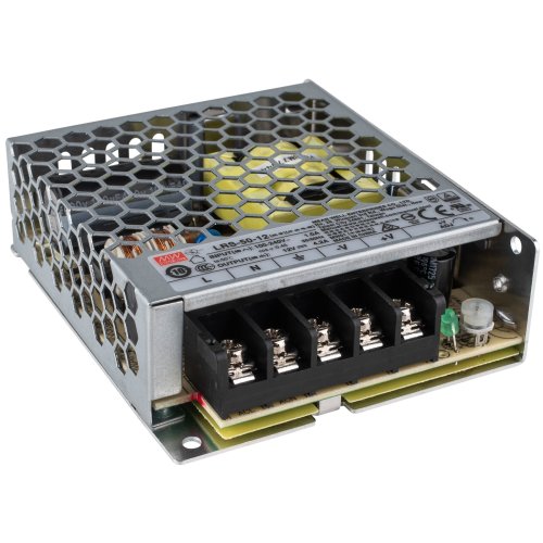 Блок живлення Mean Well LRS-50-12 (50.4W; 4,2A; 12V; IP20) Series "LRS" Фото №3