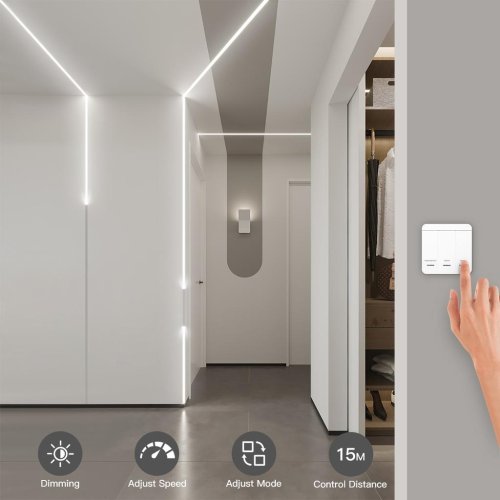 Світлодіодний неон PROLUM™ 6x12, IP68, 24V, SMART RUN, Series "ML", Білий, PRO Фото №9