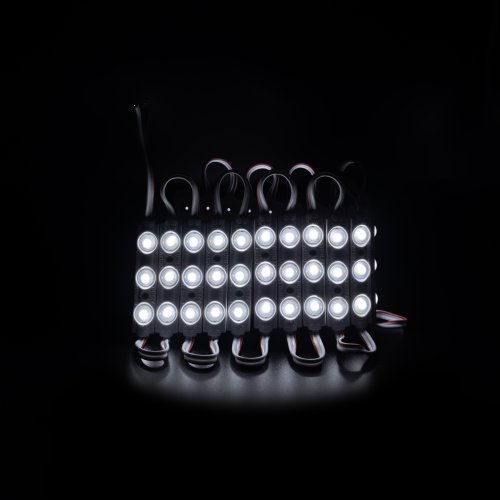Світлодіодний модуль PROLUM V1, SMD2835, 3LED, 12V, 0.72W, З линзою, Белый Фото №2