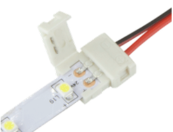 Соединительный кабель + 1 зажим для светодиодной ленты 2835\3528, 8мм Фото №3