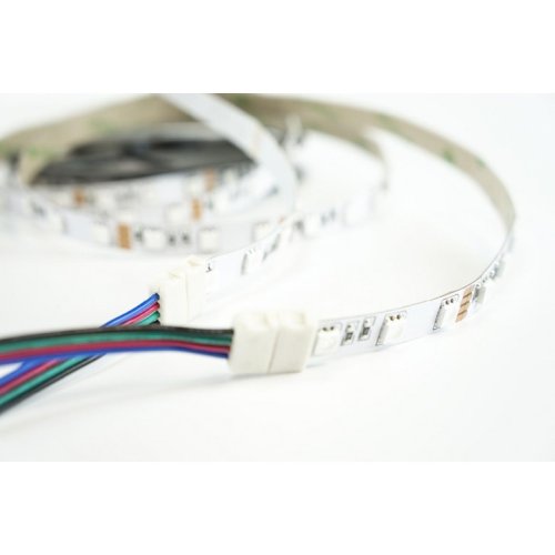 Кабель PROLUM™ для ленты 5050, RGB, 10 мм, + 1 зажим Фото №3