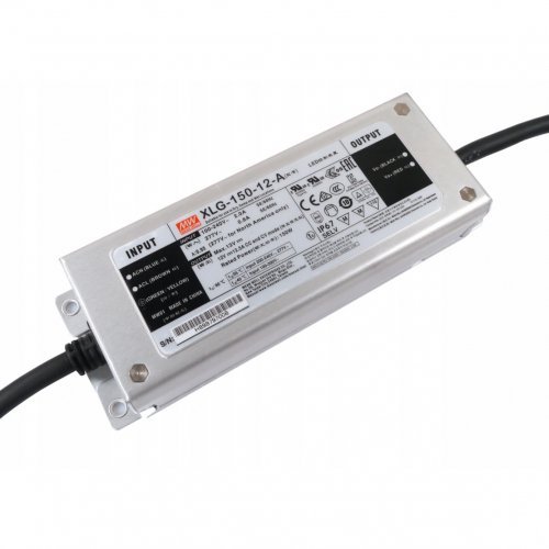 Блок питания Mean Well XLG-150-12-A (150W; 12,5A; 12V; IP67) Series "XLG" Фото №3