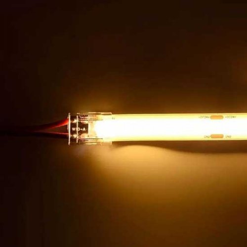 Коннектор PROLUM™ для LED ленты 8ММ (провод + зажим) Фото №3