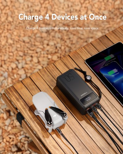 Внешний аккумулятор Power Bank VEGER TANK LITE 50000MAH (W5001) Фото №12