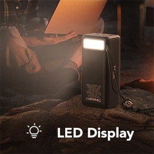 Внешний аккумулятор Power Bank VEGER TANK LITE 50000MAH (W5001) Фото №13