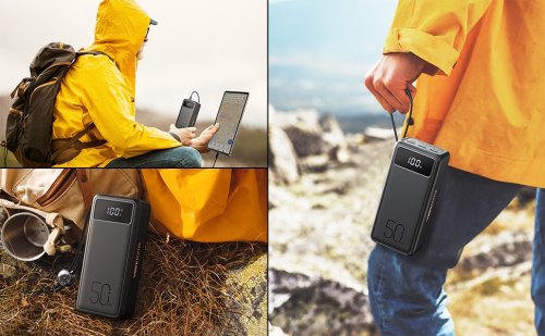 Внешний аккумулятор Power Bank VEGER TANK LITE 50000MAH (W5001) Фото №14