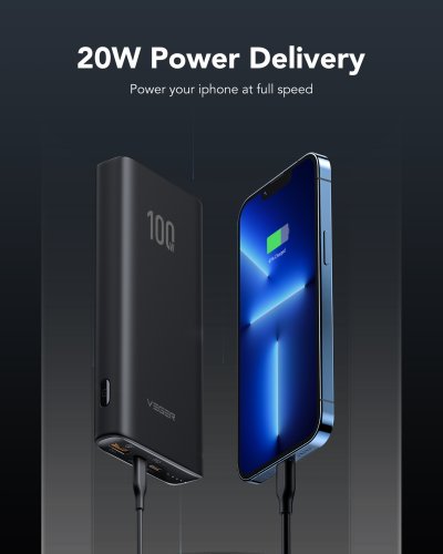 Внешний аккумулятор Power Bank VEGER 20000MAH (W2032C) Фото №6