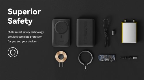 Внешний аккумулятор Power Bank VEGER MagOn 10000MAH (W1151) Фото №8