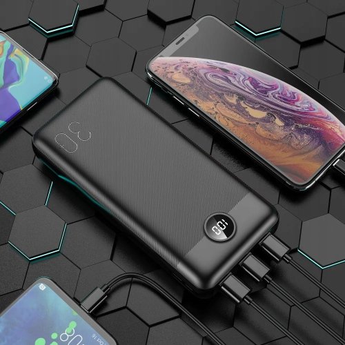 Внешний аккумулятор Power Bank VEGER 30000MAH (W3008PD) Фото №11