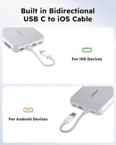 Внешний аккумулятор Power Bank VEGER PD 10000MAH (W1171) Фото №2