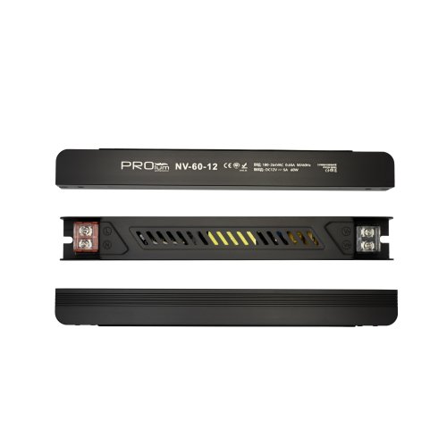 Блок питания PROLUM™ 12V, 60W, 5.0А, Series "NV" Фото №2 Блок питания PROLUM™ 12V, 60W, 5.0А, Series "NV" Фото №2