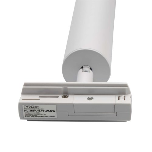 Трековый светильник PROLUM™ M27; 7W; 220V; Белый SERIES "TLT"; Белый 4000К Фото №4