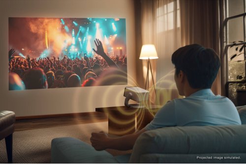 Проектор  EF-22B FHD, 1000 lm, LASER, 1, Google TV, black Фото №2