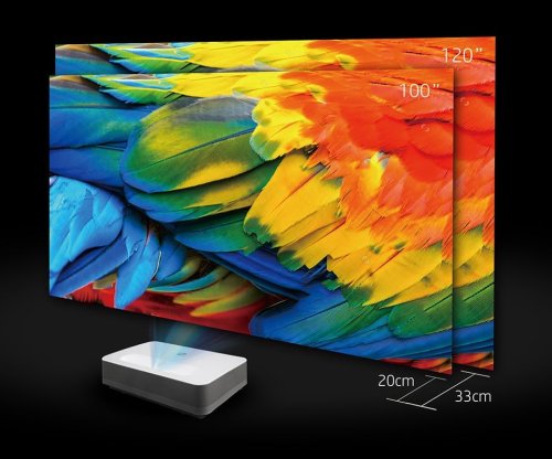 Проектор ультракороткофокусный BP5000 UHD, 2000 lm, LASER, 0.23, WiFi, Smart Aptoide Фото №4