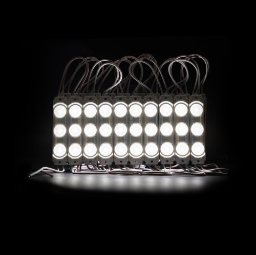 Светодиодный модуль PROLUM V2, SMD2835, 3LED, 12V, 1.5W, З линзою, Белый Фото №2