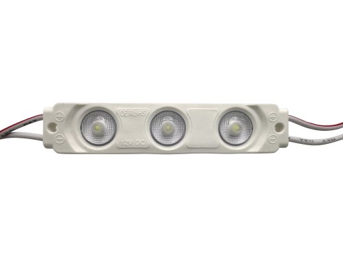 Светодиодный модуль PROLUM V2, SMD2835, 3LED, 12V, 1.5W, З линзою, Белый Фото №4