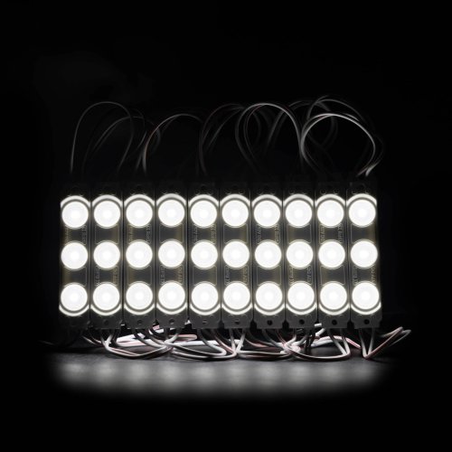 Светодиодный модуль PROLUM V2, SMD2835, 3LED, 12V, 0,72W, З линзою, Белый Фото №2