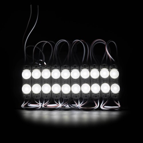 Світлодіодний модуль PROLUM Т1, SMD2835, 2LED, 12V, 0,72W, IP66, З лінзою, Білий Фото №2 Світлодіодний модуль PROLUM Т1, SMD2835, 2LED, 12V, 0,72W, IP66, З лінзою, Білий Фото №2