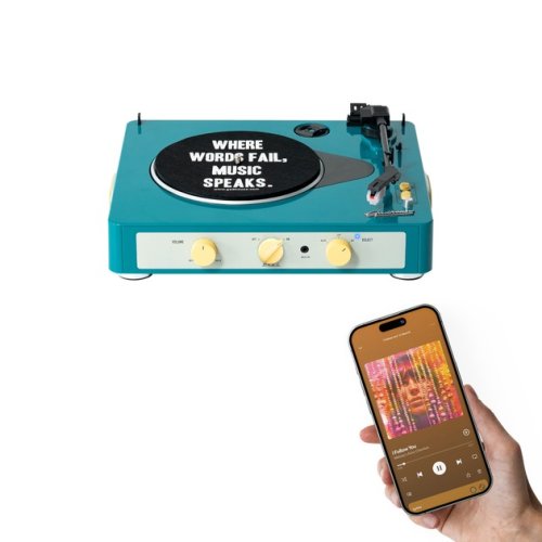 Програвач вінілу Brad Retro MK II (Green) Фото №2 Програвач вінілу Brad Retro MK II (Green) Фото №2