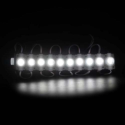 Світлодіодний модуль PROLUM V1, SMD3030, 1LED, 12V, 1,32W, IP66, З лінзою, Білий Фото №2
