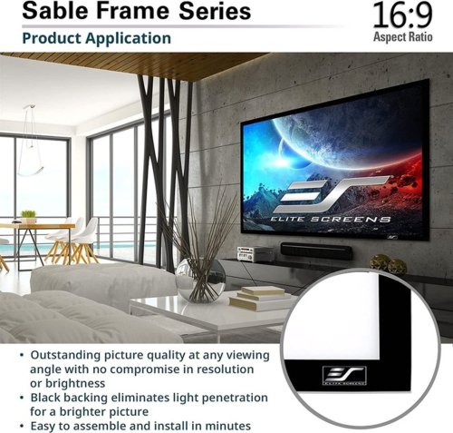 Экран ER150WH1 150" CineWhite/187x322/16:9 Фото №4