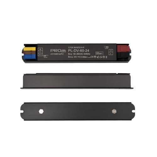 Блок живлення PROLUM™ 24V, 60W, 2.5А, Series "DV" Фото №2