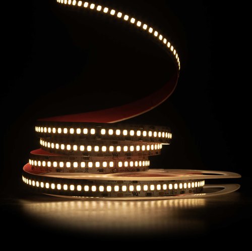 Светодиодная LED лента PROLUM™ 24V; 2835\240; IP20; Series "SG", Тепло-Белый (2800-3200K) Фото №2