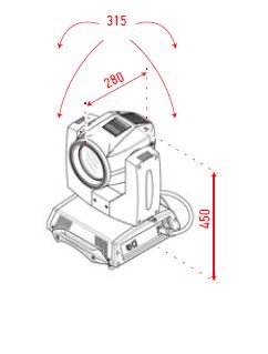 Світлова голова LUX BEAM S230 Фото №2