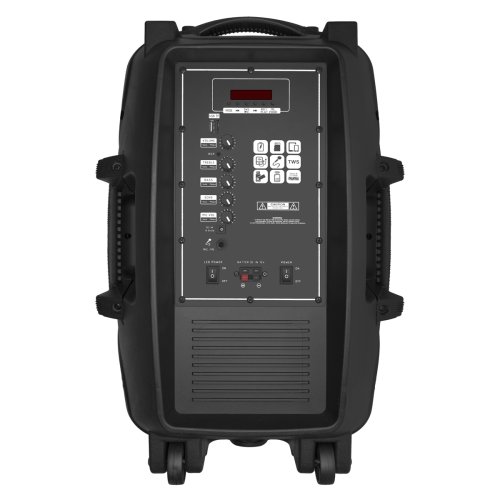 Автономная акустическая система JB12RECHARGE350 LIGHT USB/MP3/FM/BT/ + 2pcs VHF mic Фото №2