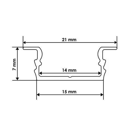 Комплект! Профиль PROLUM™- Врезной ;Анодированный LPV-7; Черный Фото №2 Комплект! Профиль PROLUM™- Врезной ;Анодированный LPV-7; Черный Фото №2