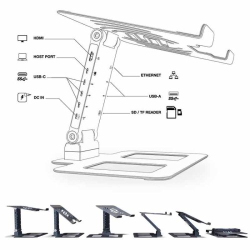 Підставка для ноутбука Stand Hub Pro Фото №2