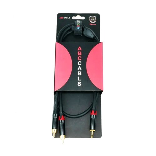 Кабель с коннекторами MA309L2 miniJack-2xRCA 2m Фото №2