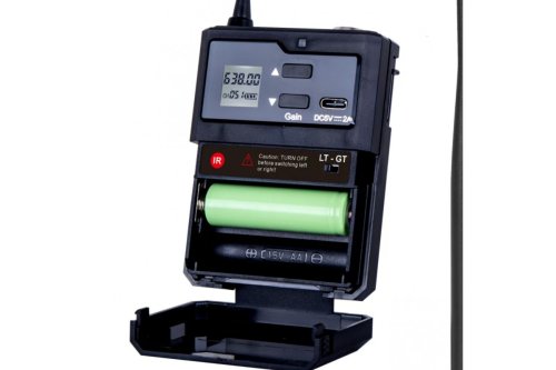 Радиосистема DV audio DGX-14B с наушниками и петличкой черного цвета Фото №3