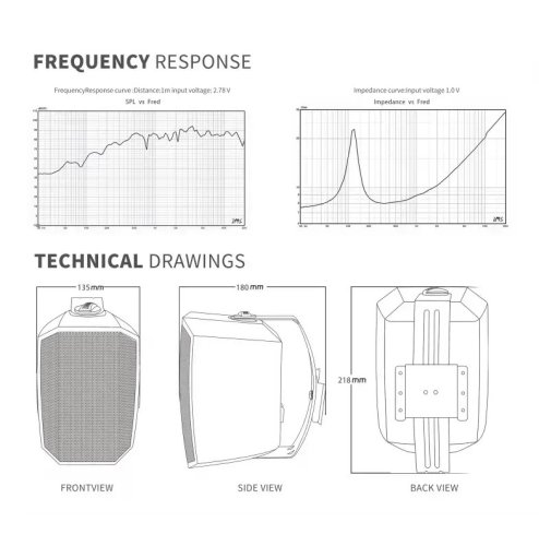 Настінна акустична система F-LHY4QW Фото №2
