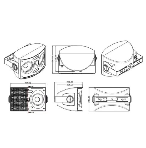Настенная акустическая система F-LHY505D Фото №4