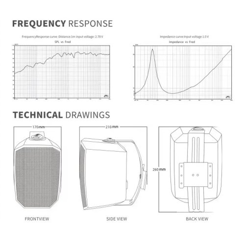 Настінна акустична система F-LHY5QW Фото №3