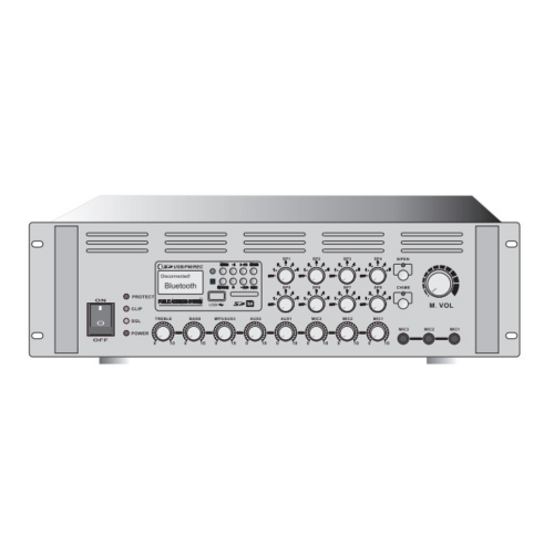 Трансляционный усилитель мощности PA-1200D Фото №3