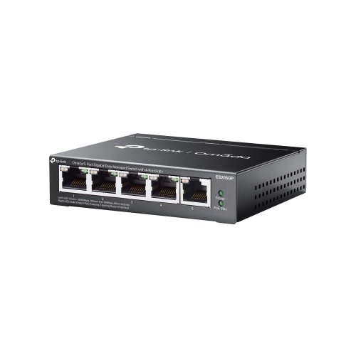 Коммутатор ES205GP 5xGE (4xPoE), 65.2Вт, WebSmart Фото №3