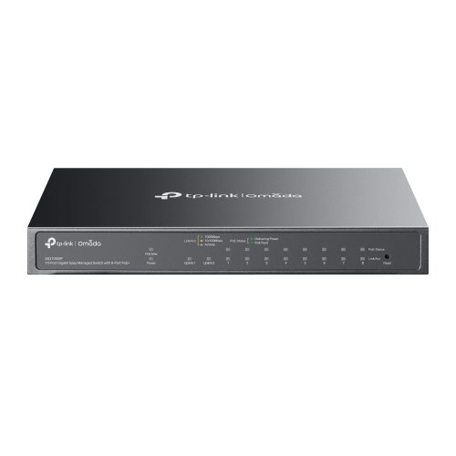 Коммутатор ES210GMP 10xGE (8xPoE), 123W, WebSmart Фото №5