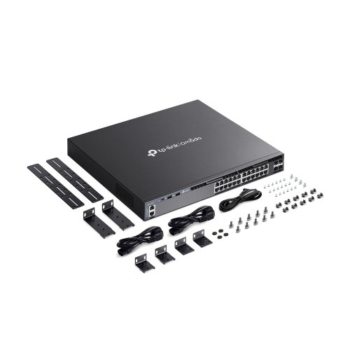 Коммутатор TP-LINK SG6428X 24xGE, 4xSFP+, Управляемый L3 Фото №2