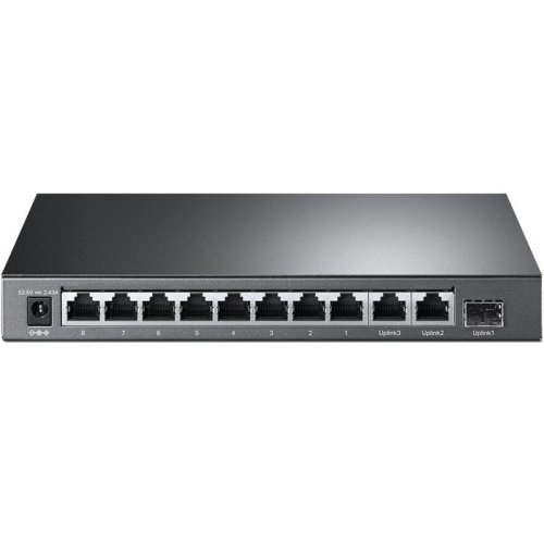 Комутатор TL-SL1311MP 8x1FE (8xPoE), 2xGE, 1xSFP, 124Вт, Некерований Фото №2 Комутатор TL-SL1311MP 8x1FE (8xPoE), 2xGE, 1xSFP, 124Вт, Некерований Фото №2