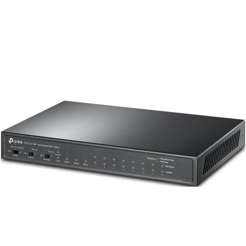Комутатор TL-SL1311MP 8x1FE (8xPoE), 2xGE, 1xSFP, 124Вт, Некерований Фото №3 Комутатор TL-SL1311MP 8x1FE (8xPoE), 2xGE, 1xSFP, 124Вт, Некерований Фото №3