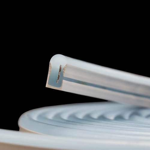 Світлодіодний неон PROLUM™ 8x16, IP68, 220V, Series "GL", Голубий Лід, PRO Фото №4