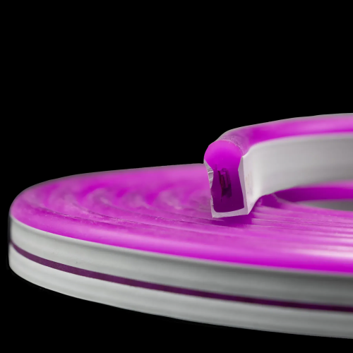 Світлодіодний неон PROLUM™ 8x16, IP68, 220V, Series "GL", Фіолетовий, PRO Фото №4