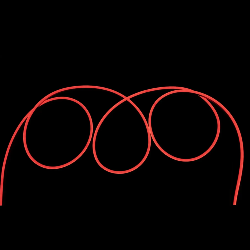 Светодиодный неон PROLUM™ 6x12 , IP68, 220V, Series "SL", PRO, Красный Фото №2