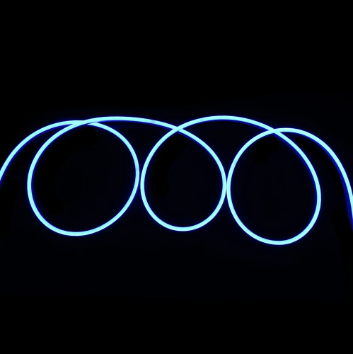 Светодиодный неон PROLUM™ 6x12 , IP68, 220V, Series "SL", PRO, Синий Фото №2