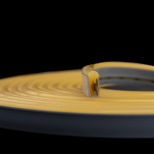 Светодиодный неон PROLUM™ 6x12 , IP68, 220V, Series "SL", PRO, Оранжевый Фото №4