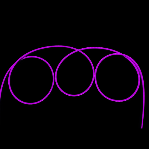 Світлодіодний неон PROLUM™ 6x12 , IP68, 220V, Series "SL", PRO, Фіолетовий Фото №2